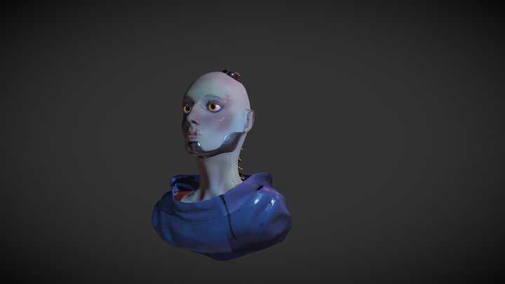 ColinM_cyber_bust_Final_LP 3D Model