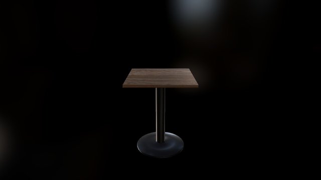 Starbucks Table 3D Model