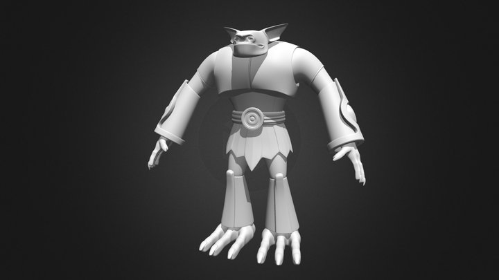 Robotic Character Creature 3D Model