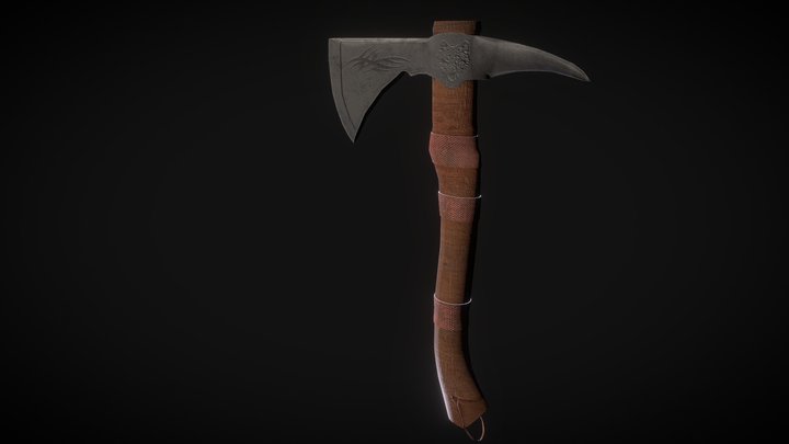 Cherokee Tomahawk (Axe) 3D Model