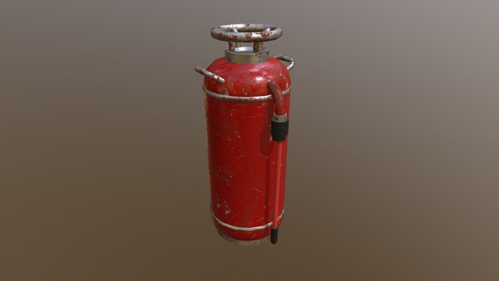 Old extinguisher 3D Model