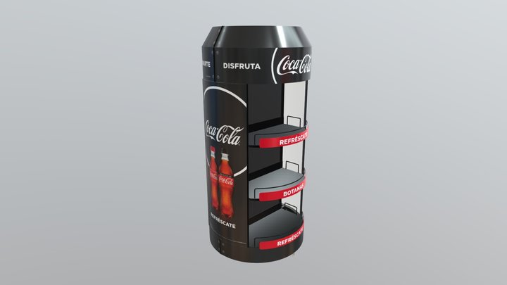 Floor Display Botanero Coca-Cola 3D Model