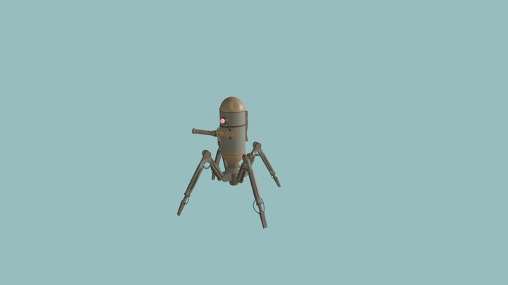 robotgray- GameDev Legend 3D Model