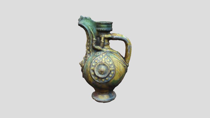 Ancient Wine Pitcher 3D Model