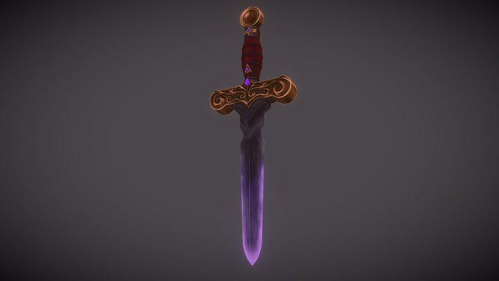 [Student work] Cursed Dagger 3D Model