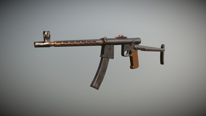 Kucher K1 | Old Gun 3D Model
