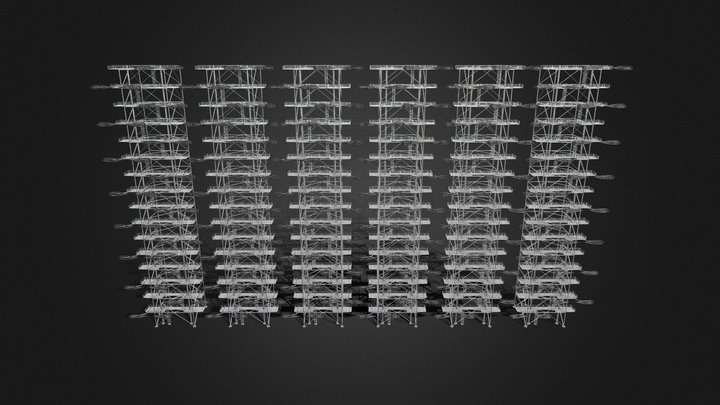DUGA RADAR 3D Model