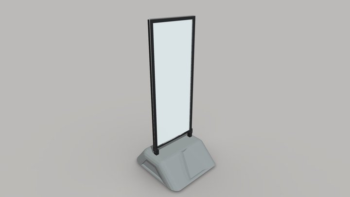 Menu Board 3D Model