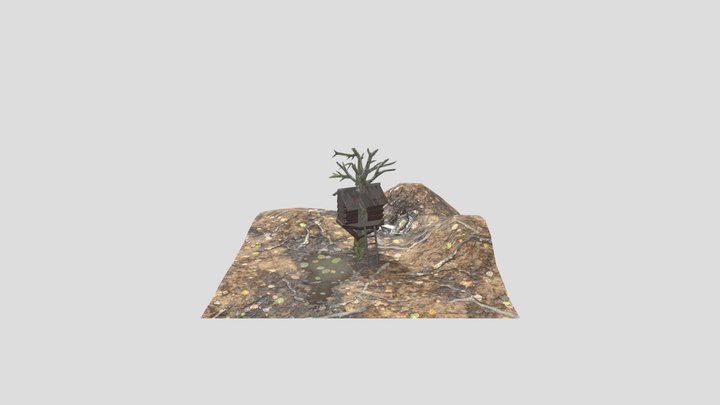 Tree House Redo 2.0 W/Ground 3D Model