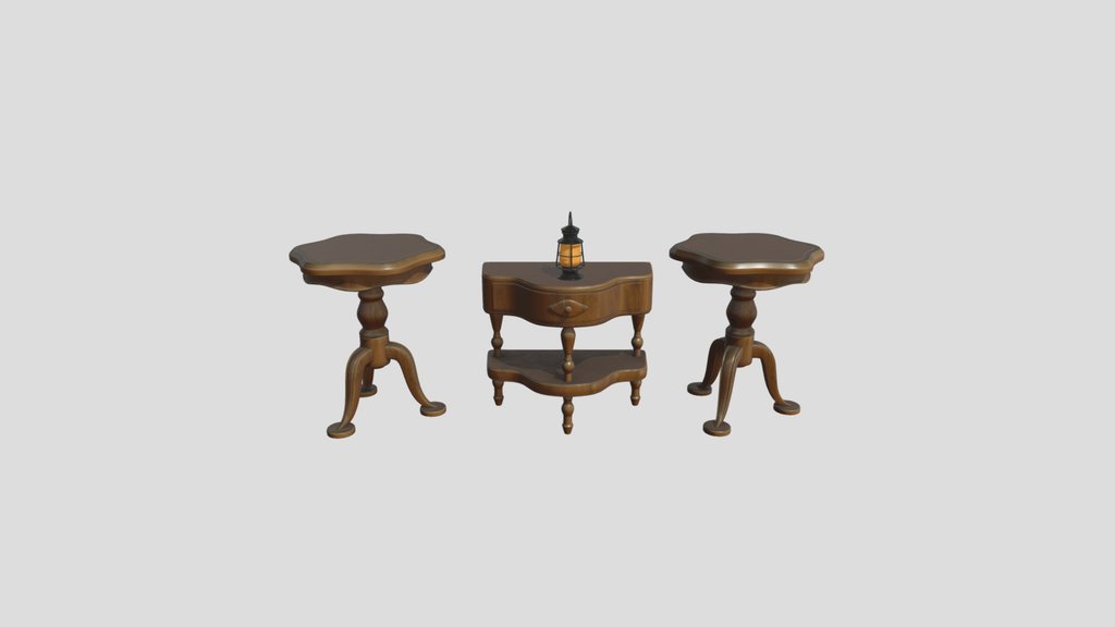 End Table And Fancy Table