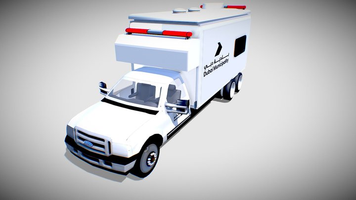 Prototype for Mobile Veterinary Clinic Option 05 3D Model
