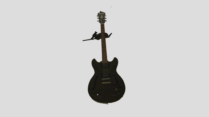 Ibanez AS53 Electronic Guitar 3D Model