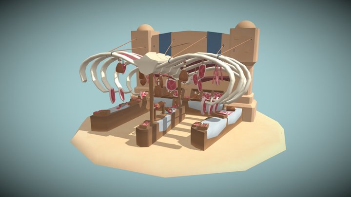 DAE Bazaar - Final Assignment 3D Model