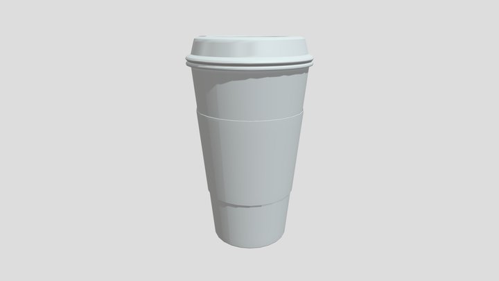 Coffee cup Model Follow Along 3D Model