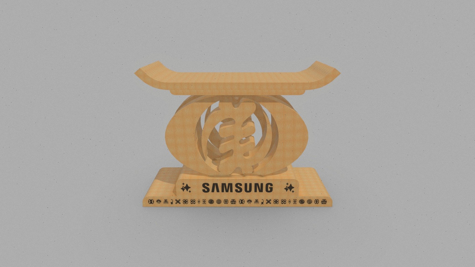 Samsung Welcome Stool - 3D model by kofijaydu [8153204] - Sketchfab