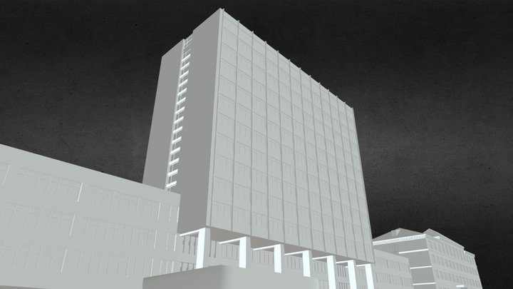 Donetsk National University 3D Model 3D Model