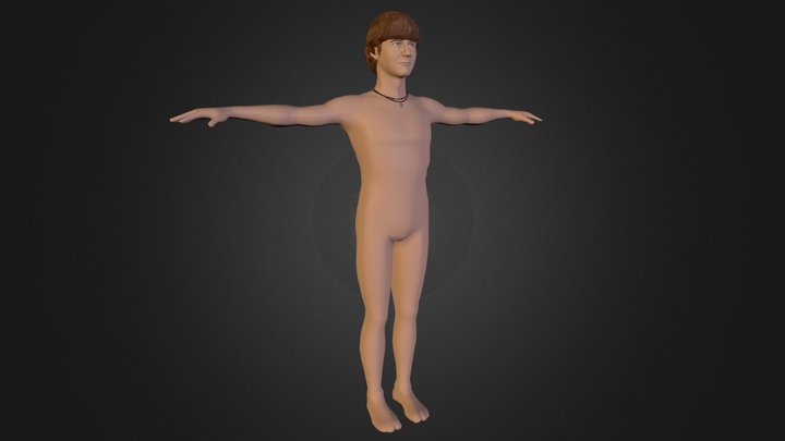 Jackson Stewart (Low Poly Body Game Asset) 3D Model