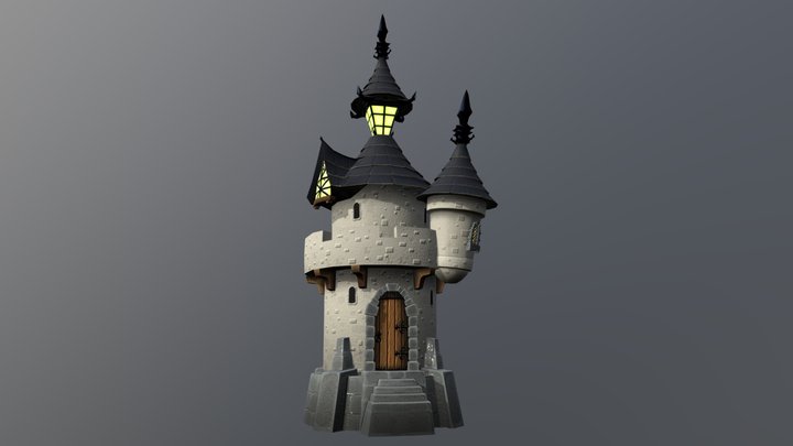 Wizard Tower 3D Model
