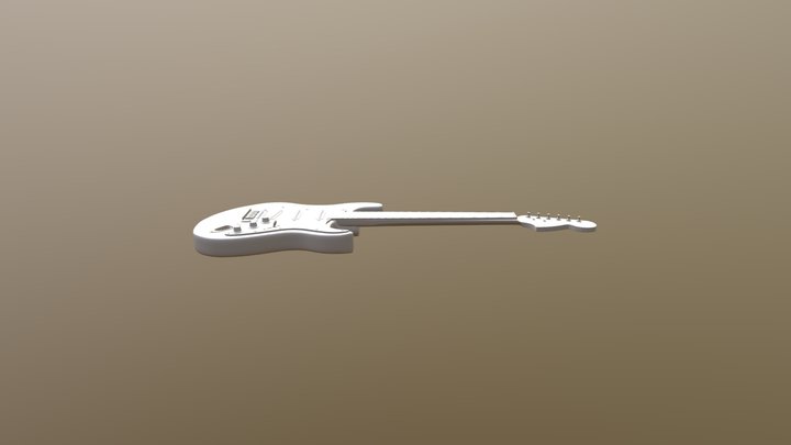 Guitare fender 3D Model