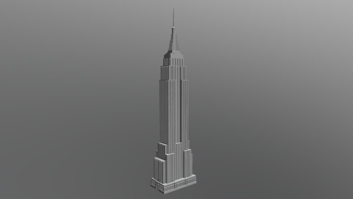 Empire State Building for 3D printing 3D Model