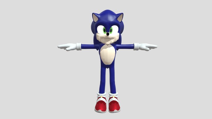Sonic Pixar 2021 wody sonic toy story saeson 1 3D Model