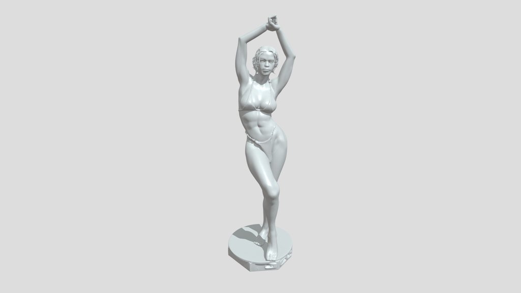 A posing woman