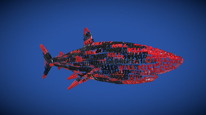 KILL EAT SLEEP REPEAT 3D Model