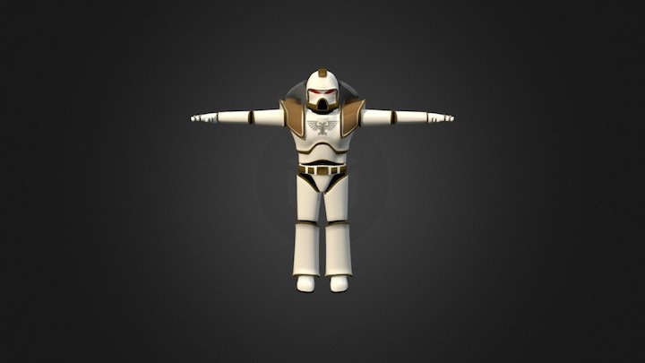 Space Marine 3D Model