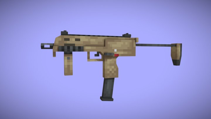HK MP7 | LowPoly 3D Model