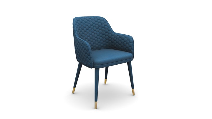 Velvet_Chair 3D Model