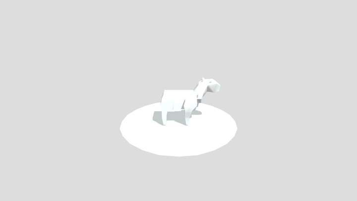 Capybara 3D Model