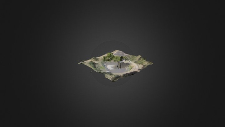 Simulación 3D de Embalse 3D Model
