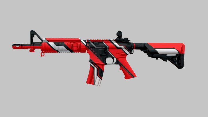 M4A4 re-mov 3D Model