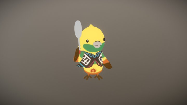 Bhinbin Animation 3D Model