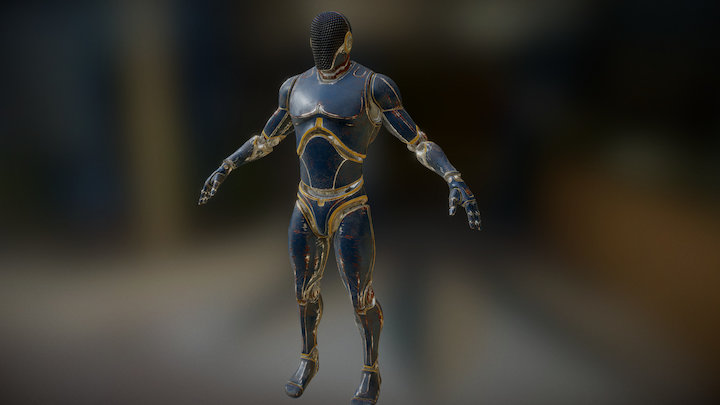 Unreal Engine 4 Character 3D Model