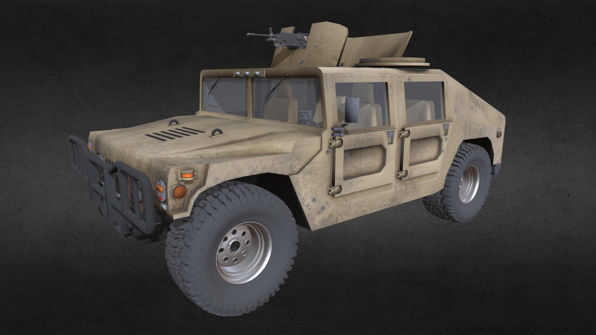 Military Humvee Hummer - Buy Royalty Free 3D model by MoAbuAkb [815be4c ...
