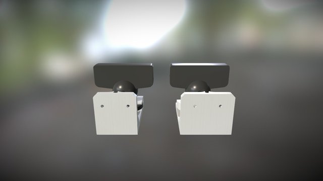 Camera Mount for PSeye - Rev_03 3D Model