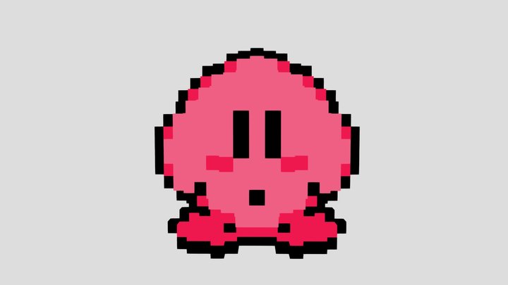NES Voxel Kirby