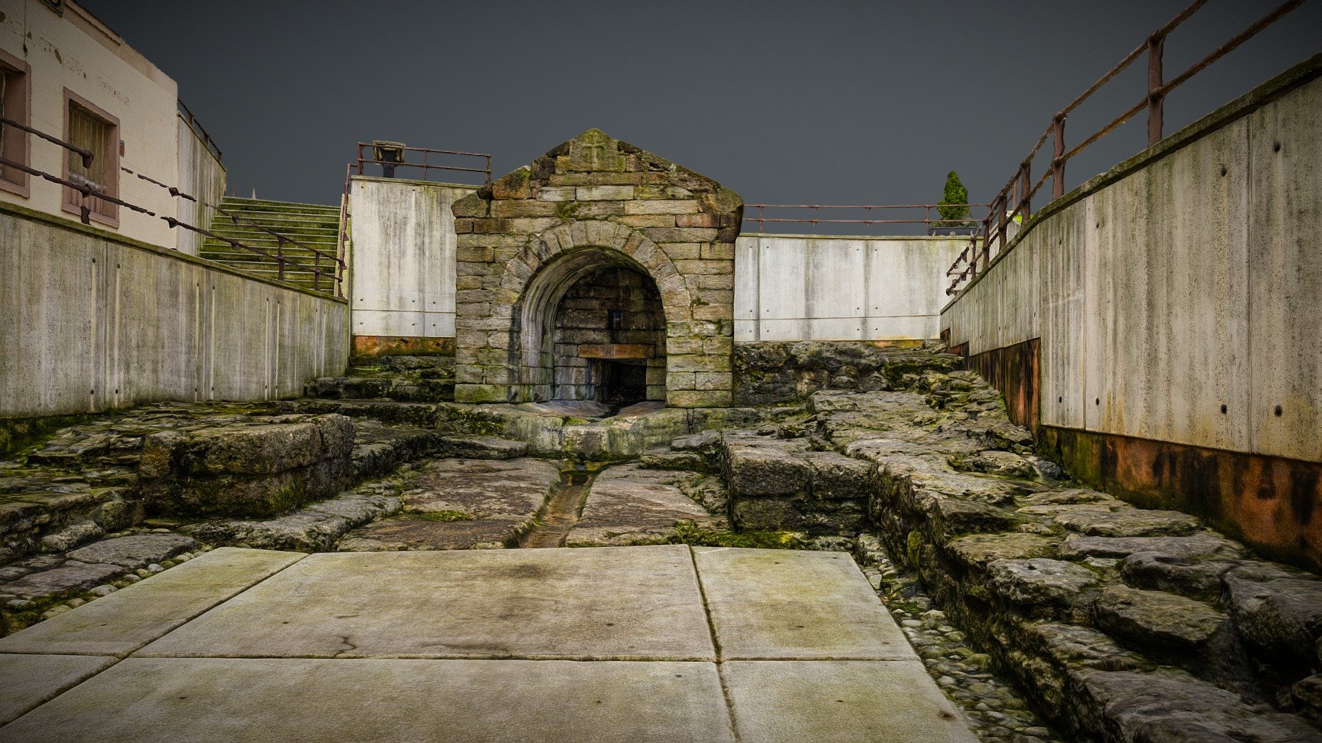 Fuente de Foncalada photogrammetry scan