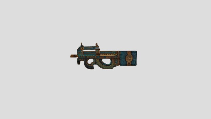 p90-Csgo_Egyptian 3D Model