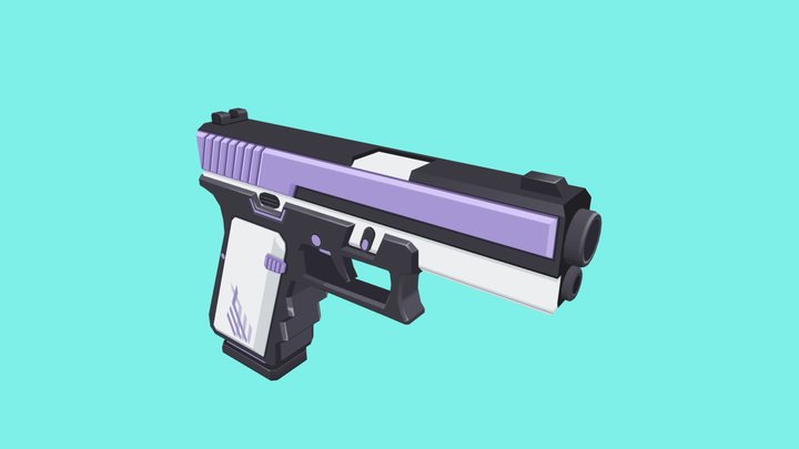 No17 Valkyrie Standard Pistol 3D Model