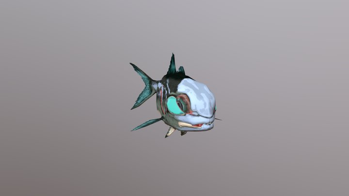 Spot Light Fish 3D Model