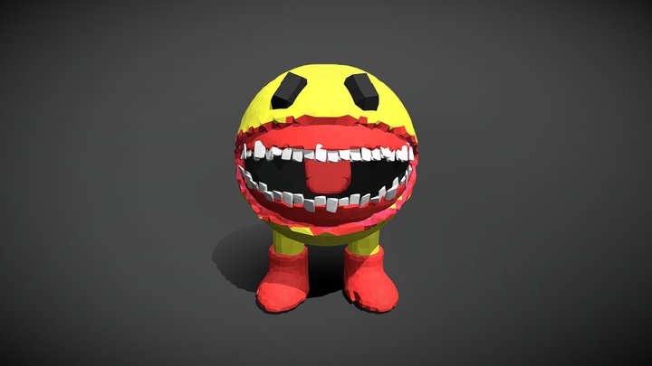 PacMan Horror 3D Model