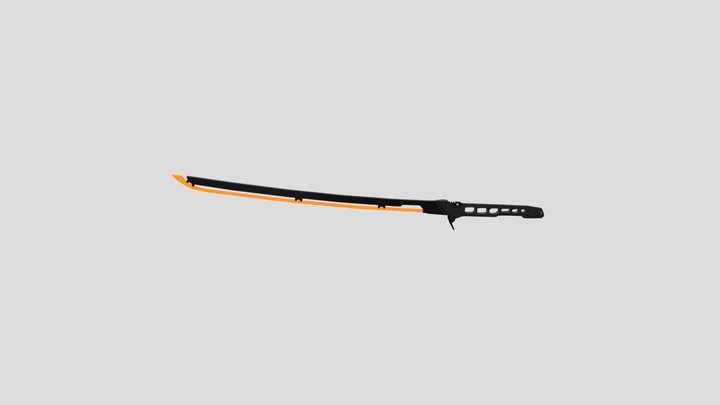 Thermal Katana Remake 3D Model