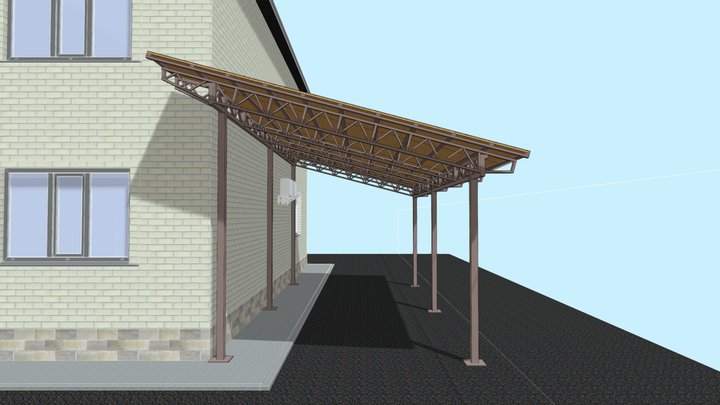 Навес 6 3D Model