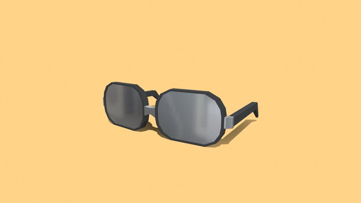 Low Polly Sunglasses – Gratis 3D-model STL