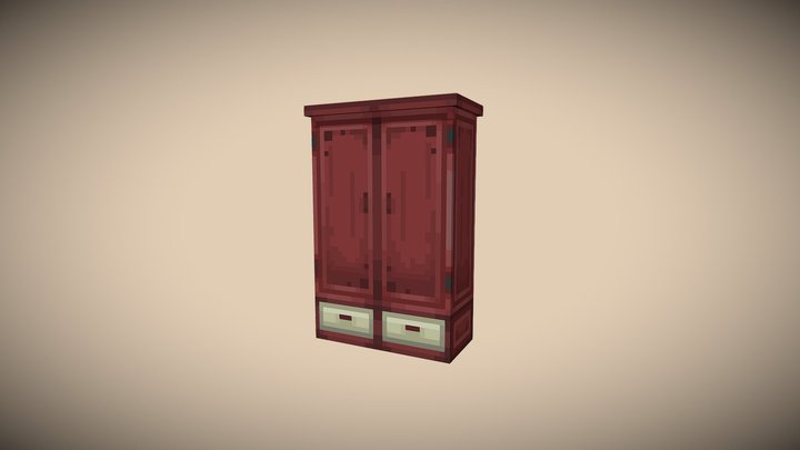 Minecraft Closet 3D Model