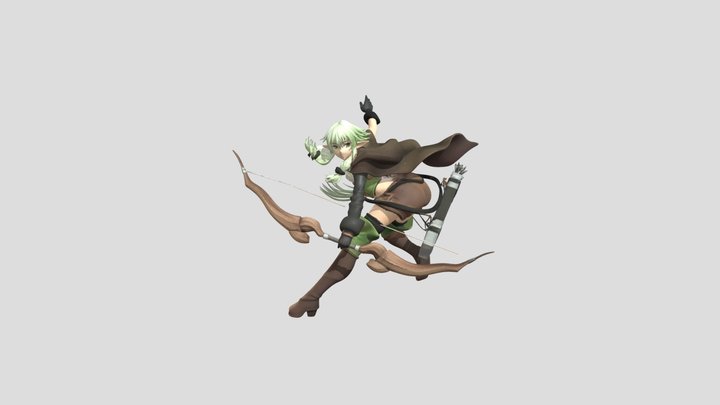 Goblin Slayer High Elf Archer 3D Model