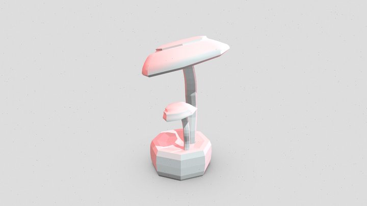 Mushroom Lamp 3D Model