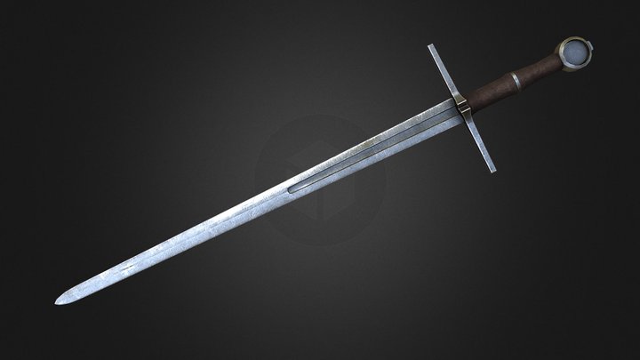 Bastard sword 3D Model